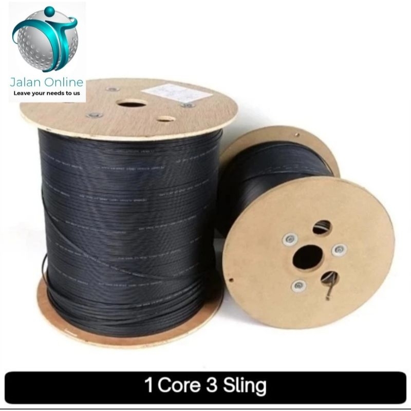 Dropcore 1 core 3 seling FTTH dropcore 1core 3seling 1km Random