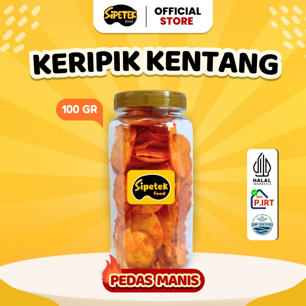 

[ Baru ] Keripik Kentang Toples 100gr