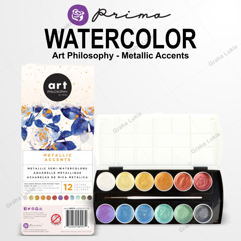 

Prima Watercolor - Art Philosophy Metallic Accents
