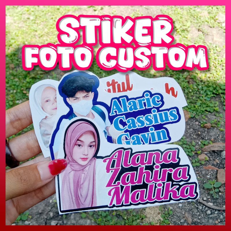 

stiker custom/stiker custom foto/stiker bijian/stiker vinyl/stiker cutting
