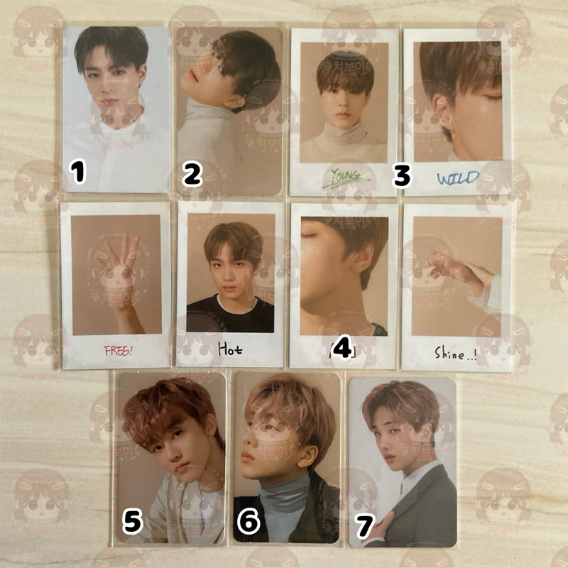 PHOTOCARD JENO HAECHAN JAEMIN JISUNG SEASONS GREETINGS 2020 POLAROID SG20 SG 20 PC NCT DREAM OFFICIA