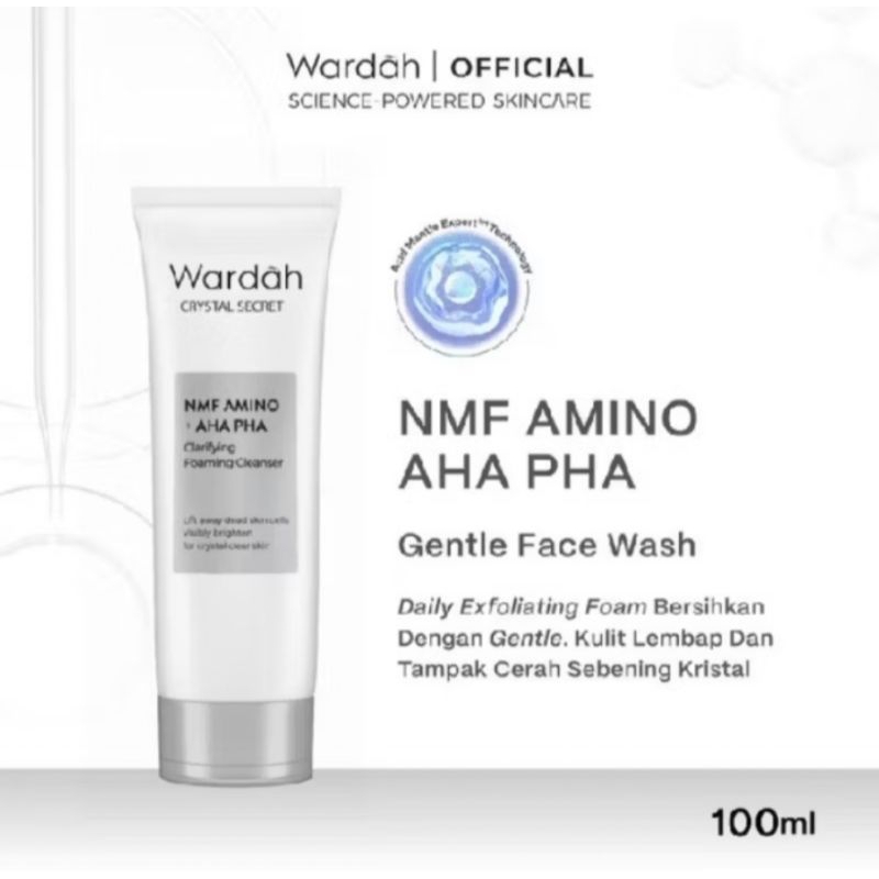 Wardah crystal secret facial wash