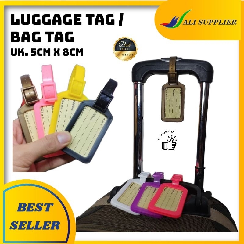 Gantungan Tas / Luggage Tag / Pengenal Tas / Bag ID / Tas ID / ID Bag Tag / Tanda Pengenal Tas / NAM