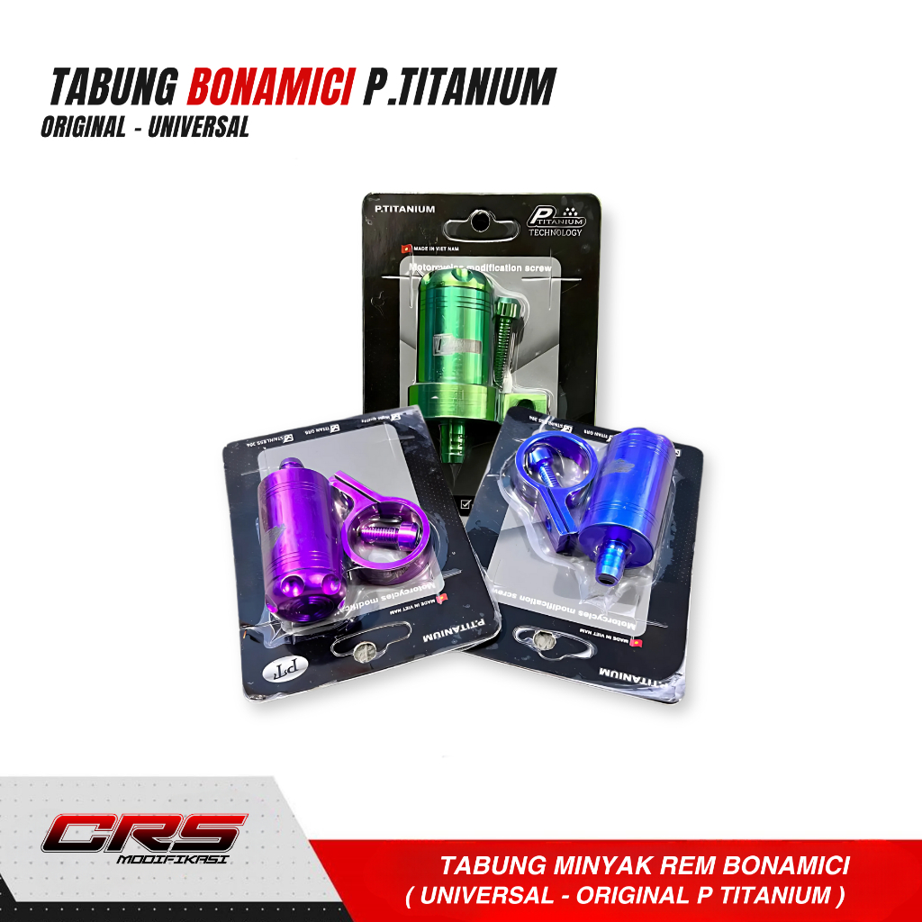 Tabung Minyak Rem Bonamici Titanium Universal Tabung minyak rem P Titanium - tabung bonamici