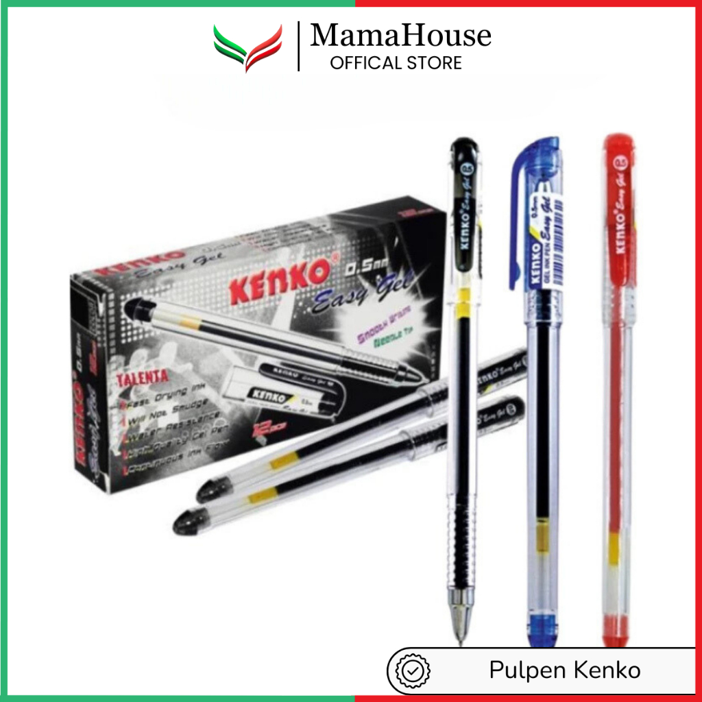 

[MHS] Pulpen Gel Kenko 1 Pcs Easy Gel 0.5