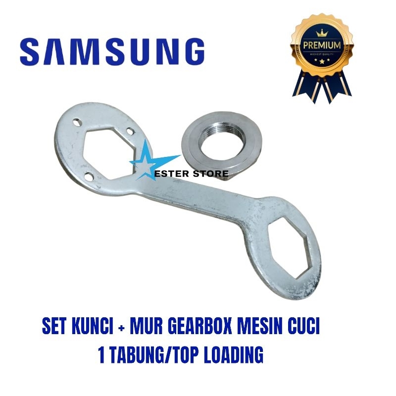 Samsung Set Kunci + Mur gearbox mesin cuci Samsung 1 tabung/ Top loading