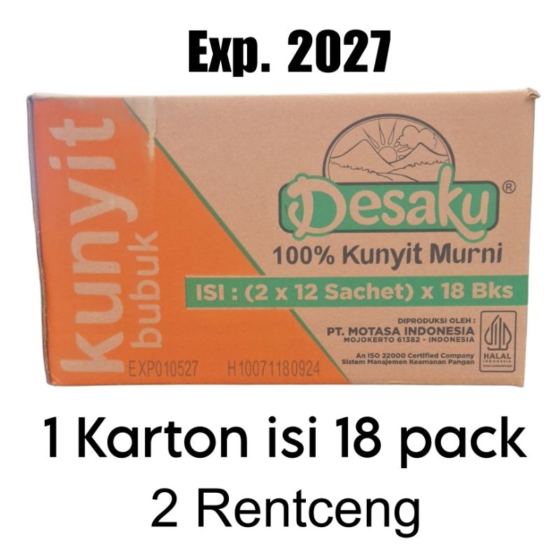 

Desaku Kunyit Bubuk 1 Karton