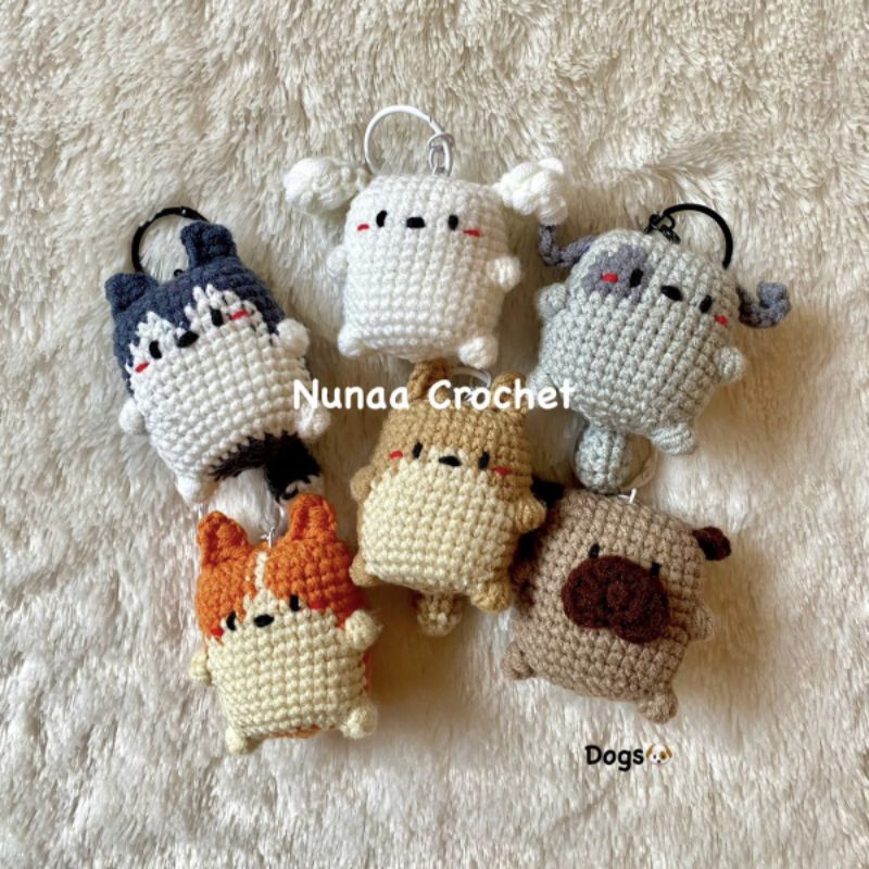 [READY STOCK] Gantungan Kunci | Boneka Anjing | Boneka Rajut Anjing