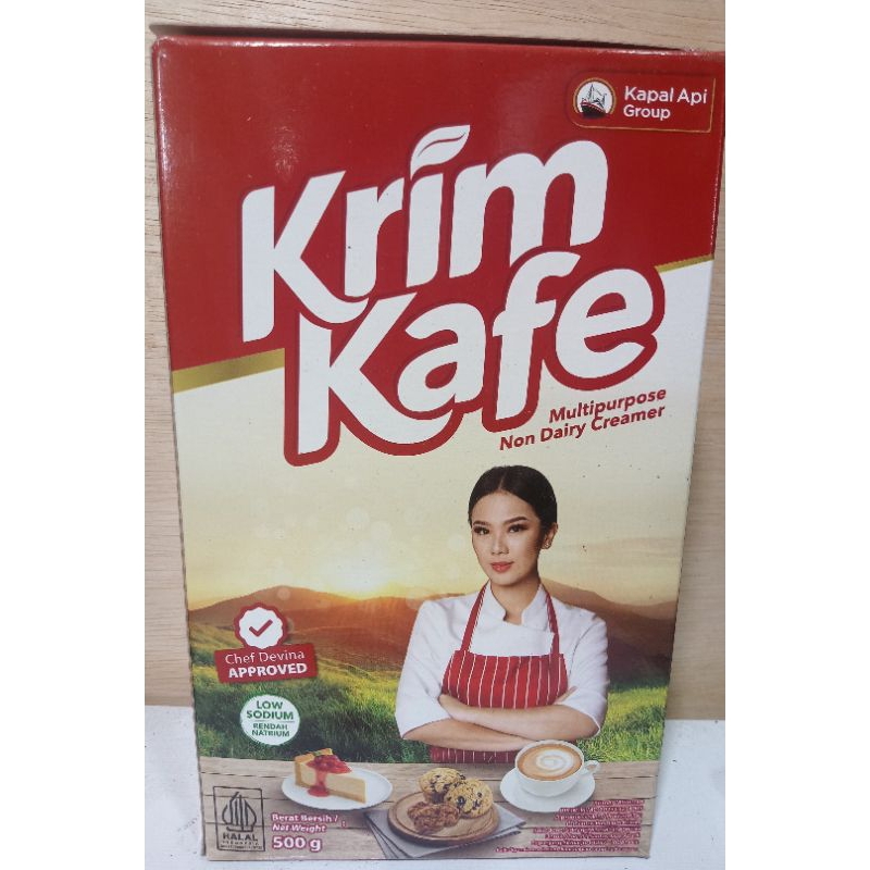 

Krim Kafe Kapal Api Multipurpose Non Dairy Creamer 1 Kotak 500 gram