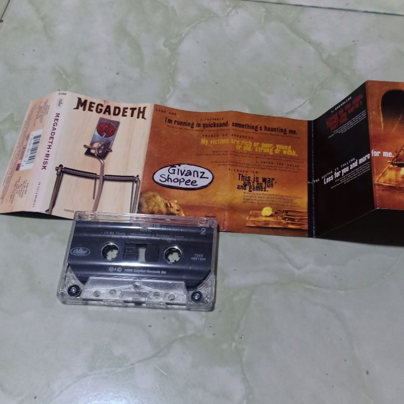 kaset pita MEGADETH - Risk