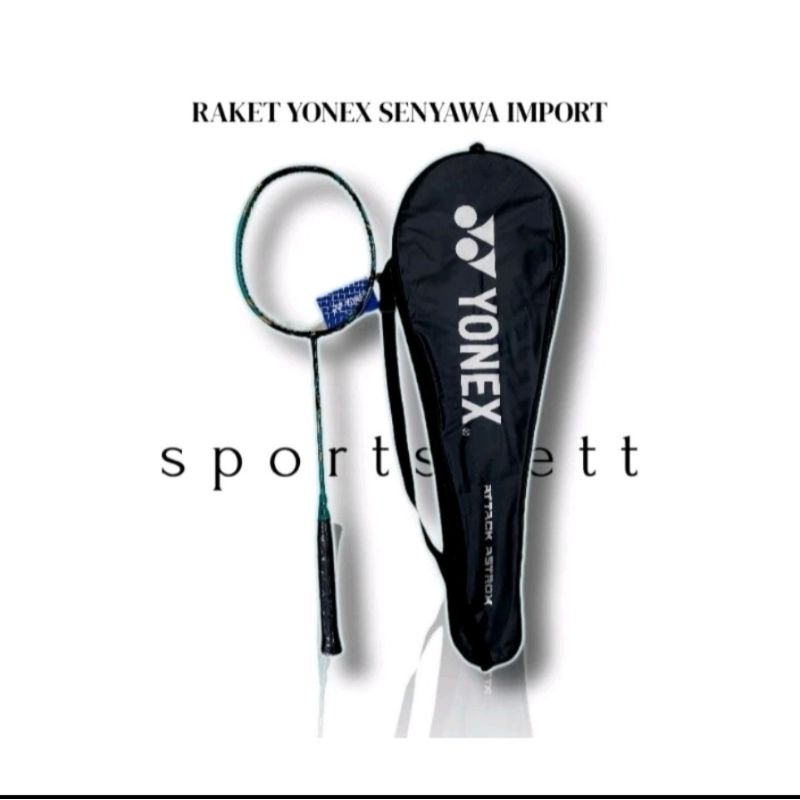Raket Badminton / Raket Bulutangkis Senyawa Import/ Raket YY IMPORT PLUS SENAR