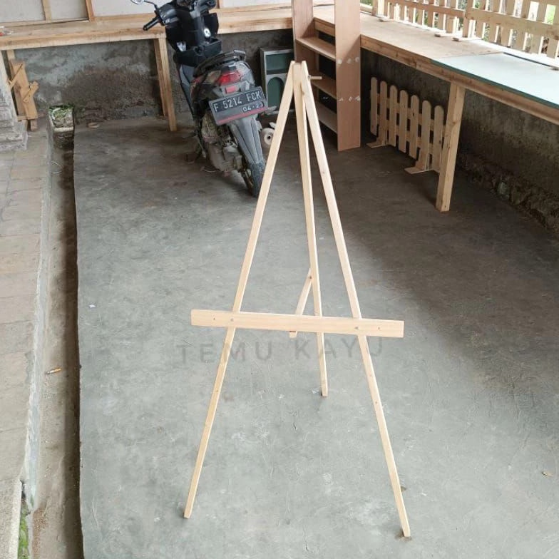 

ART A3R9 Standing Poto Easel Kayu Stand Wedding 12cm Palang Polos