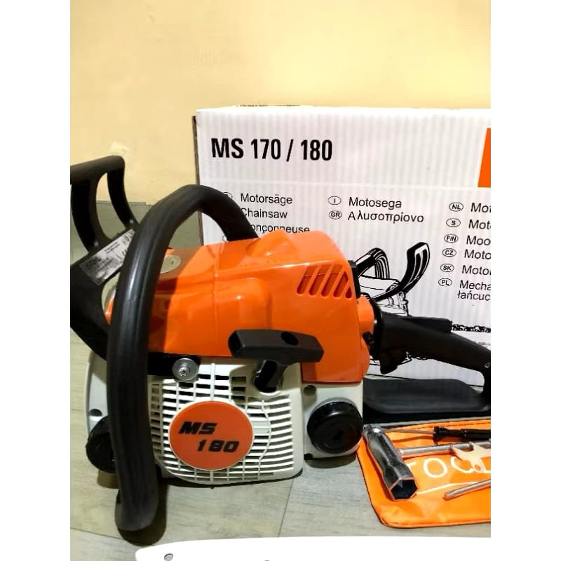 TERMURAH CHAINSAW STIHL MS170/180 SENSO STIHL BAR 16" ORIGINAL