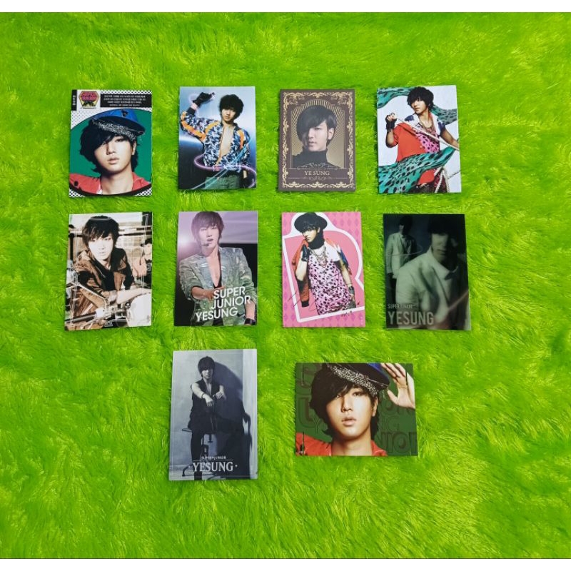 Yesung official photo card pc star card super junior