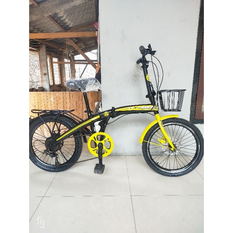 sepeda lipat uk20 cat ulang