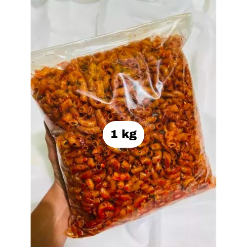 

MAKARONI CIKRUH KRIUK EXTRA DAUN JERUK ISI 1 KG - BY CEMILAN ASIIKK