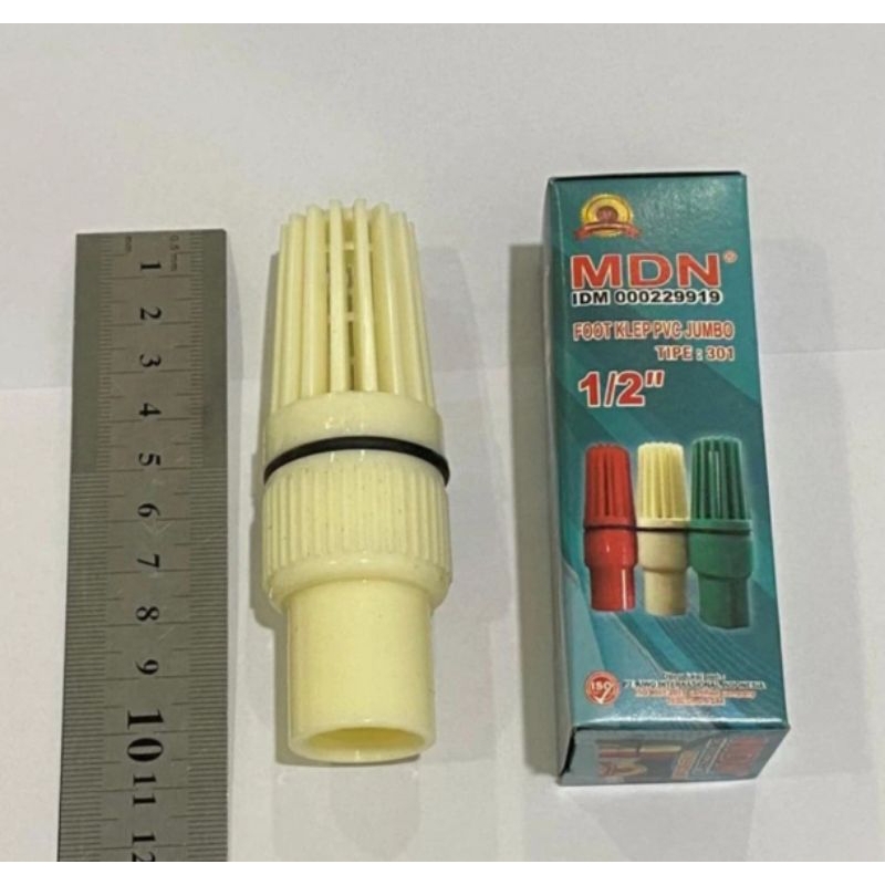 foot klep air jumbo pvc 1/2 inchi / tusen Valve klep bawah pipa air saringan pipa klep bawah mesin p