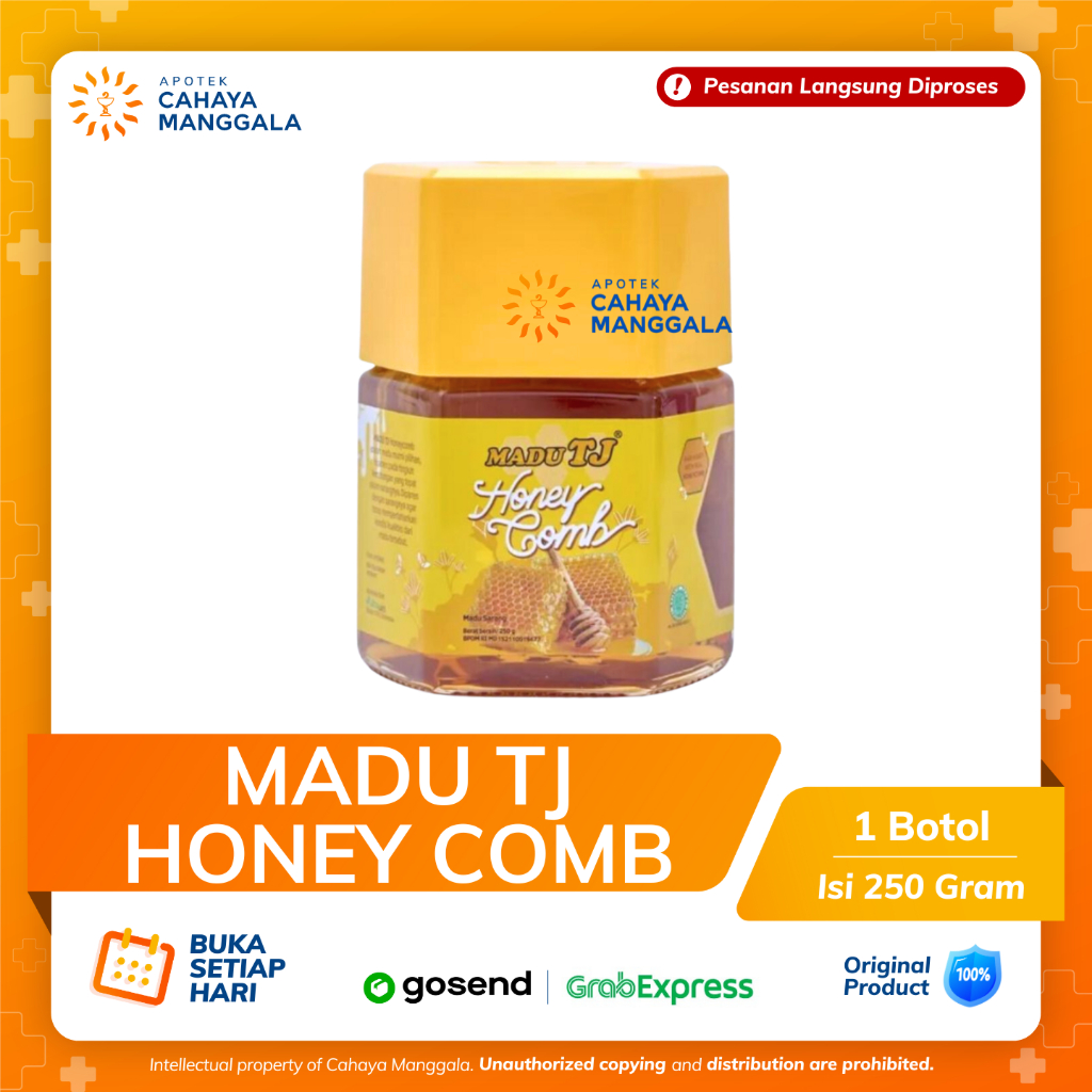 

MADU TJ HONEY COMB 250 GRAM
