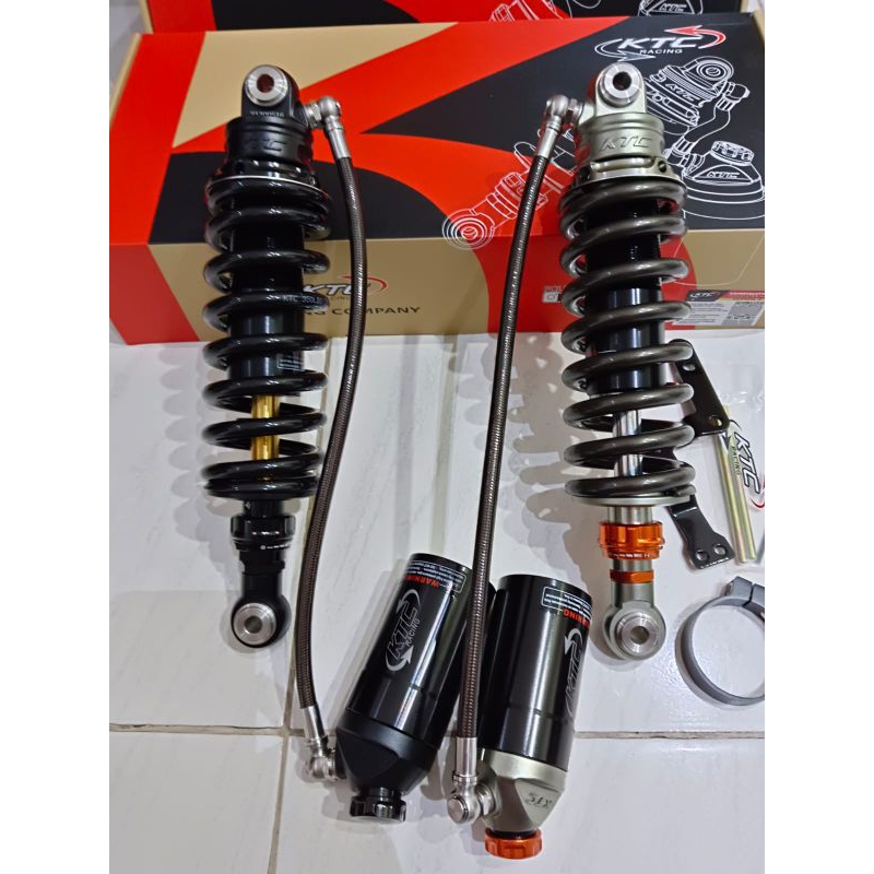 Monoshock tabung pisah KTC Racing Ninja r Ninja ss Ninja original KTC Racing 100% Shock Belakang Nin