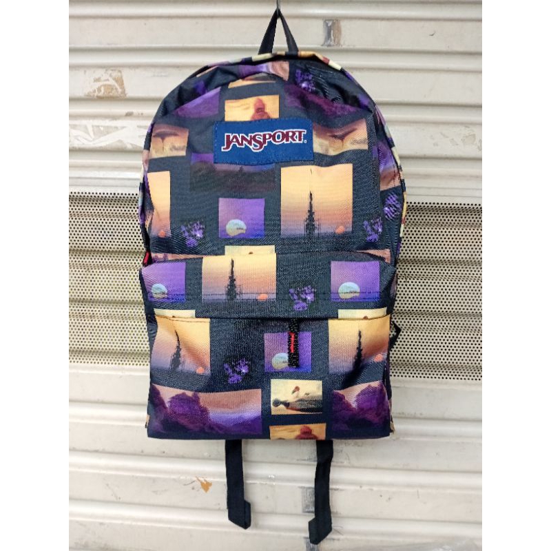 tas ransel jansport motif sunset