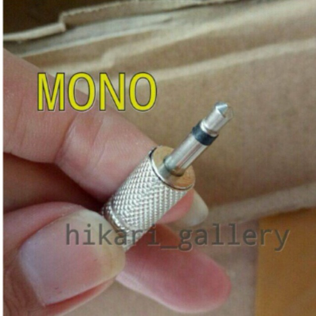 Jack Mono Mini (3,5mm) Besi / Jack Mono mini 3,5mm