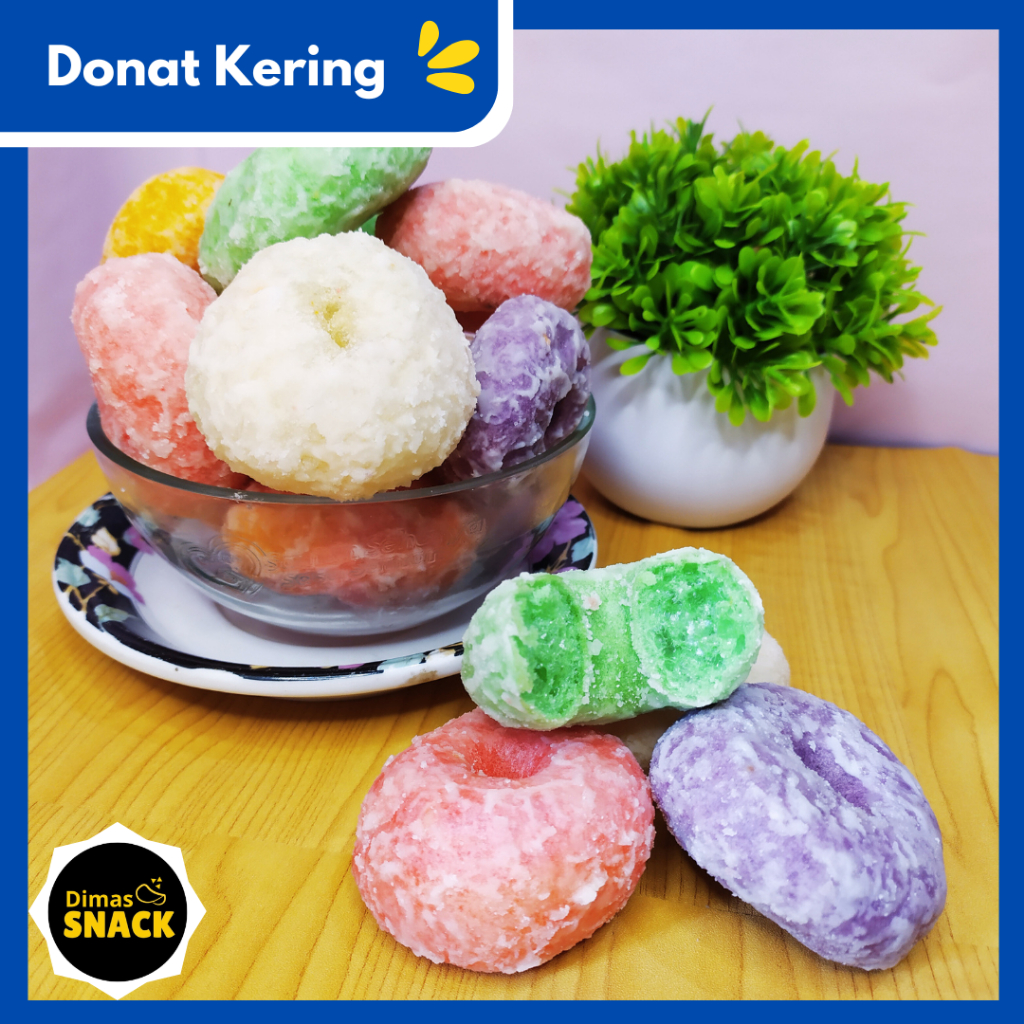 

KUE DONAT MANIS 200 GR/ DONAT PANDA/ LADU/ KUE KERING/ CEMILAN MURAH