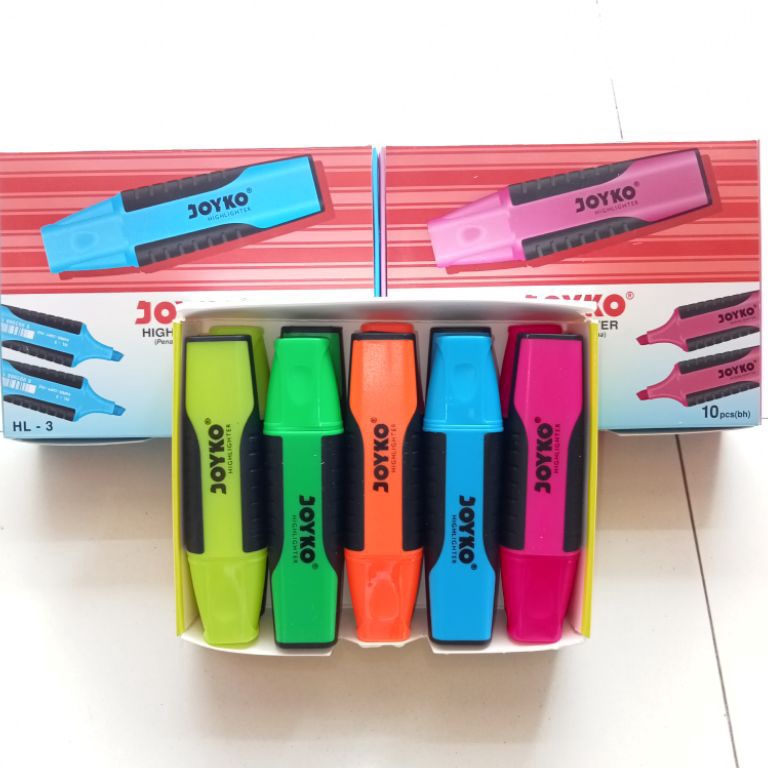 

ART J6C Stabilo HighLighter Joyko HL 15 Pak 1 Pcs 2 Pcs Warna Original