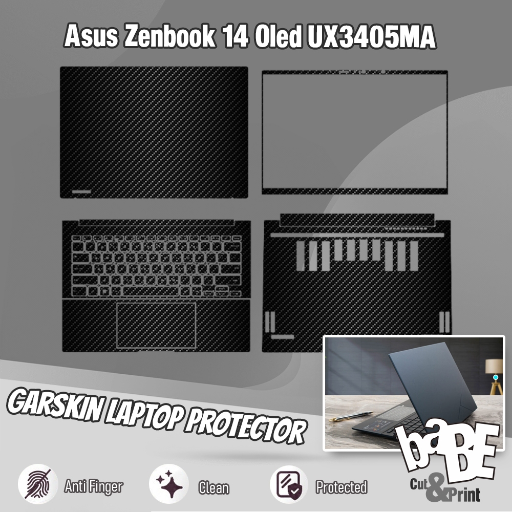 Garskin Laptop Skin laptop Fullbody Asus Zenbook 14 Oled UX3405MA