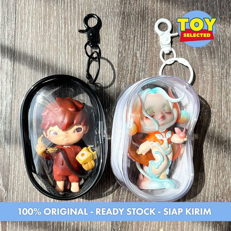 Keychain Gantungan Kunci Pouch Popmart Hirono | Skullpanda | Molly | Sonny angel