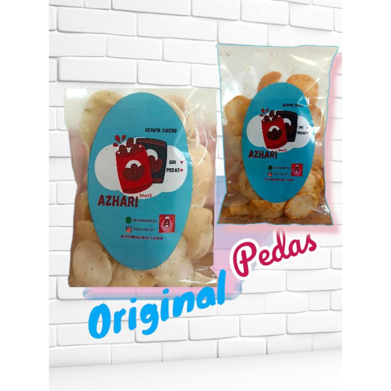 

Keripik cireng/ keripik pedas/ molring