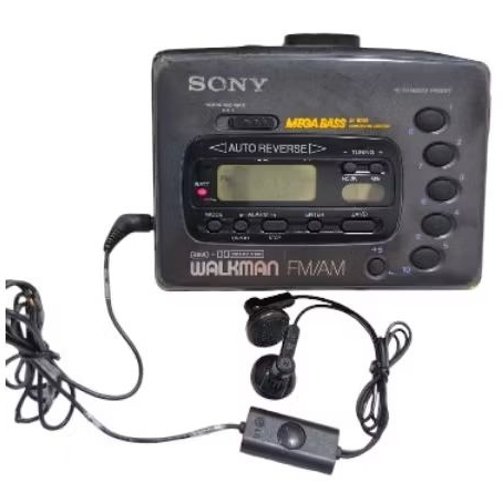 Walkman Sony WM-FX45 Radio tape Digital Mega Bass (+HF & Kaset).