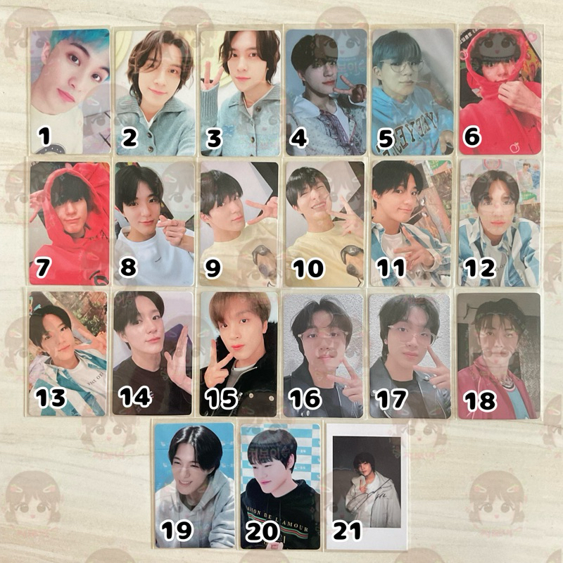 PHOTOCARD MARK HENDERY JENO HAECHAN JAEMIN WITHFANS YZY YIZHIYU 1 2 3 GLITCH MODE UNIVERSE RELOAD RE