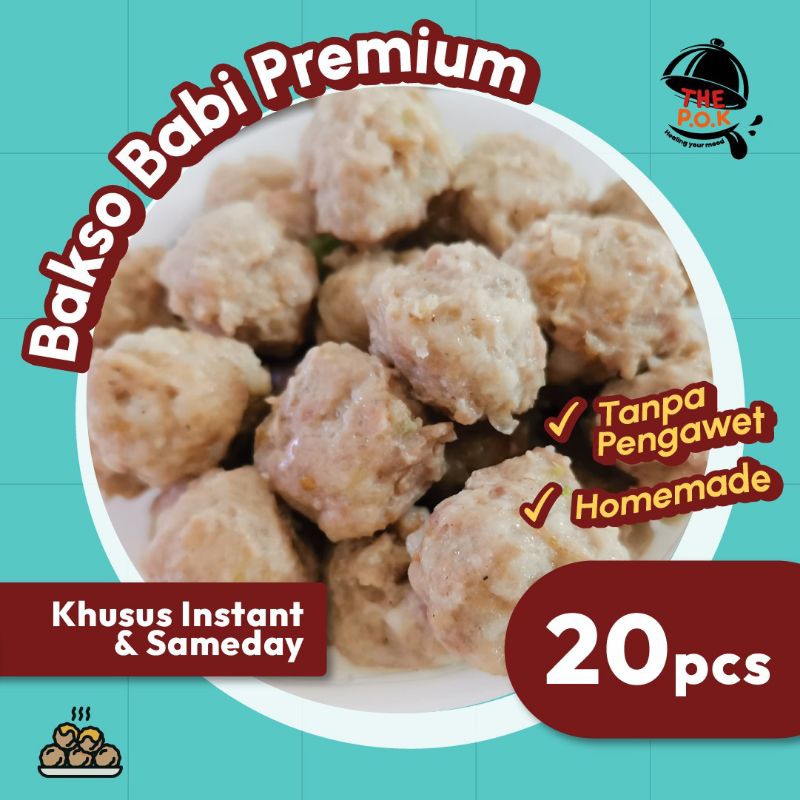 

Bakso Babi PREMIUM FULL DAGING (Frozen Food) READY STOCK