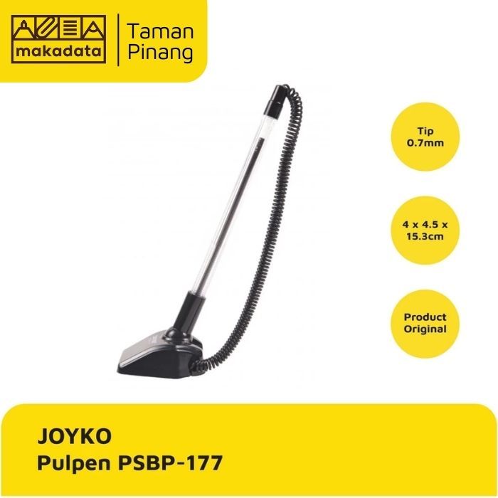 

BALLPOINT / BOLPEN / PULPEN GEL JOYKO SPIRAL PSBP 177 (1 PCS)