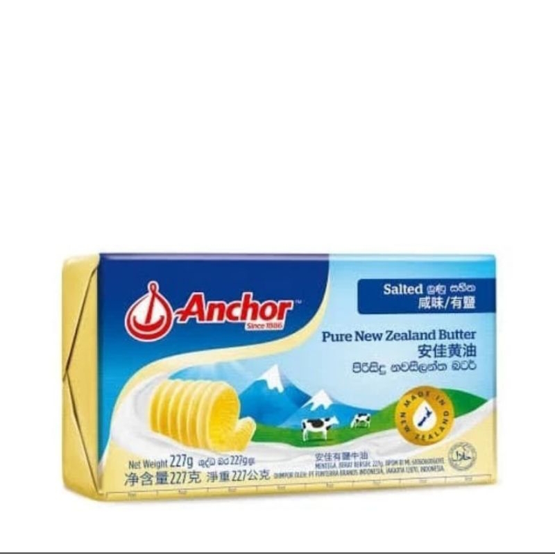 

Anchor Salted Butter 227gr Pure Butter