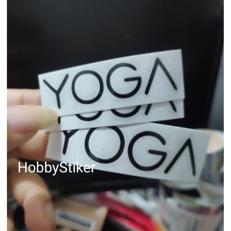 Stiker custom lenovo Yoga untuk pc laptop gaming