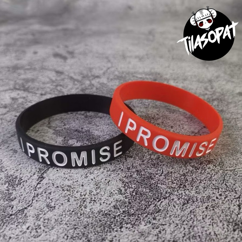 Tilasopat Gelang I PROMISE Bahan Karet Silikon Unisex