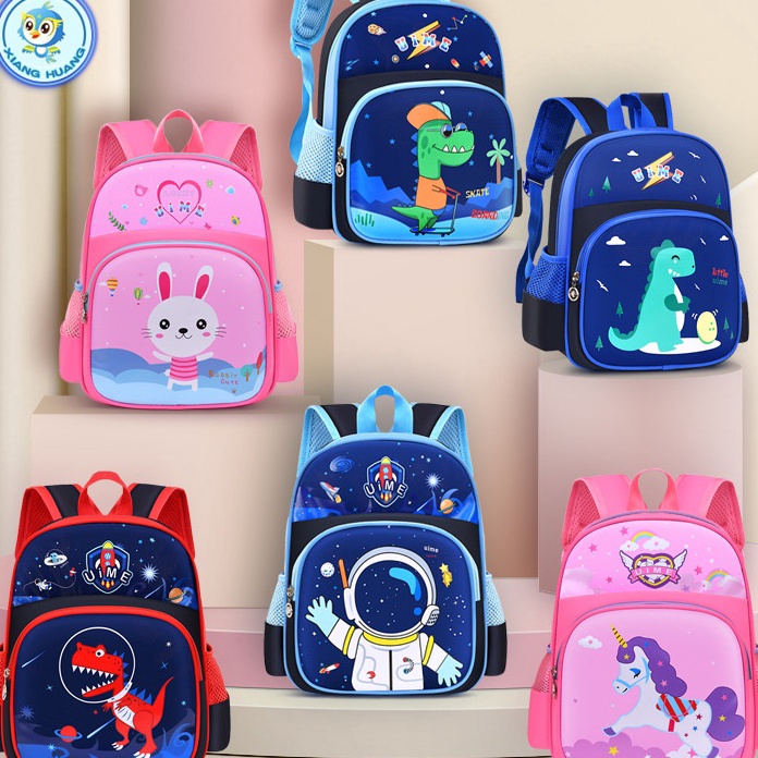 Wah Rumah MAINAN Tas Sekolah Anak Perempuan Dan Laki Laki ANTI AIR TK Sama SD Ransel Import Lucu Teb