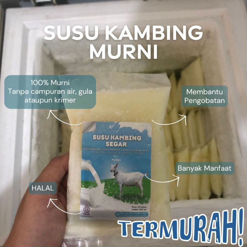 

KAMBING MURNI SEGAR 100% 200ML Pusaka Majalaya