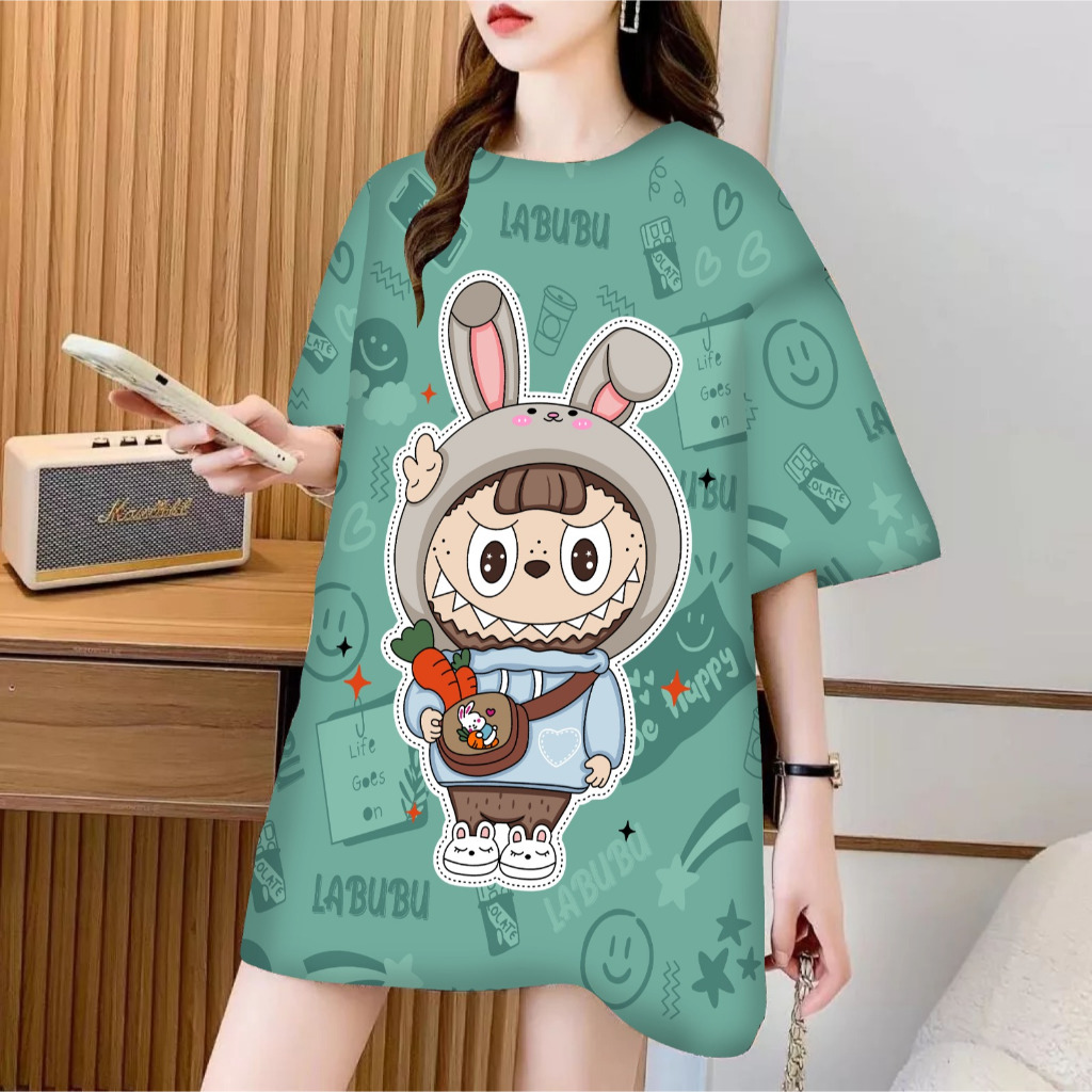 KAOS BANGKOK OVERSIZE WANITA PREMIUM / KAOS OVERSIZE WANITA