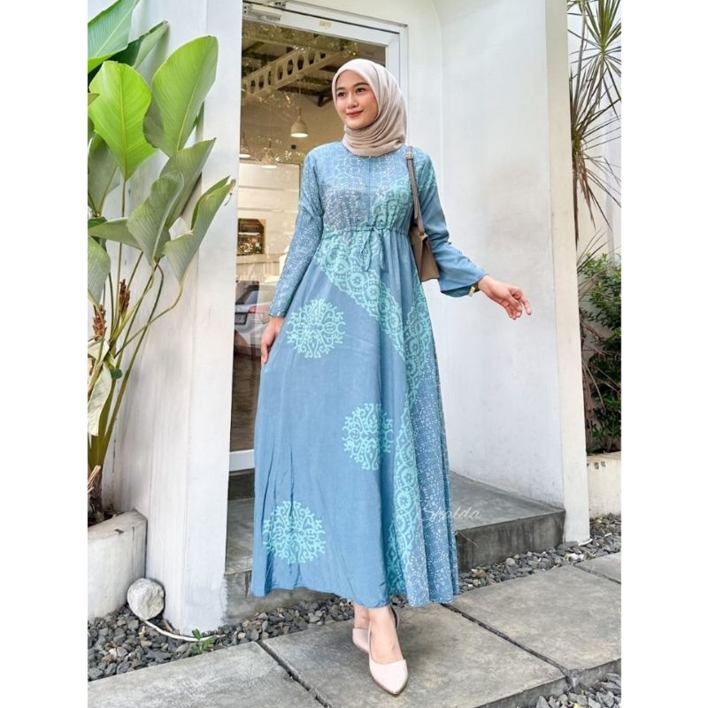 GAMIS SILK SUTRA LEMBUT/GAMIS SILK CANTIK ELEGAN/GAMIS SILK ORI LEMBUT