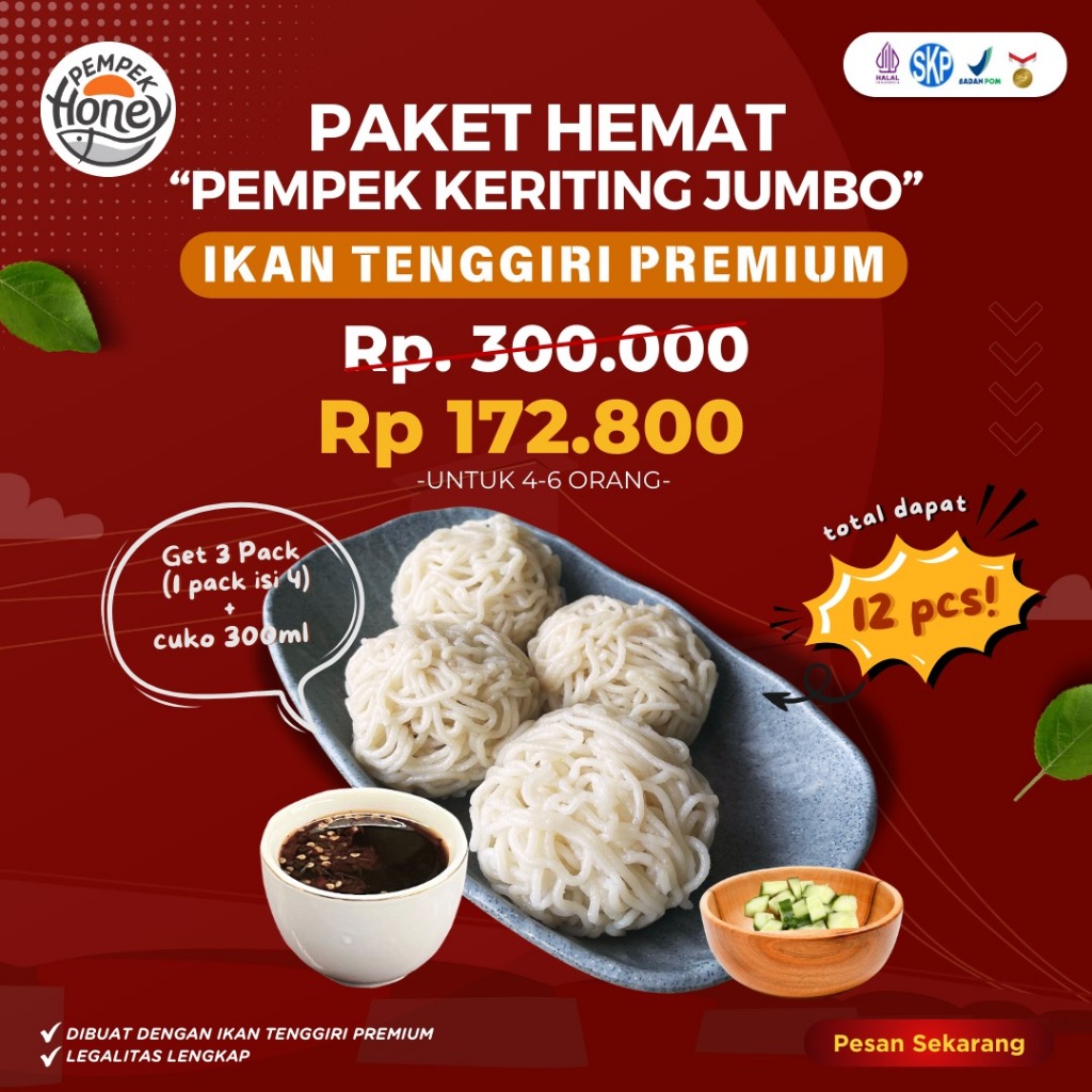 

Keriting jumbo 3pck 12pcs Siap Makan