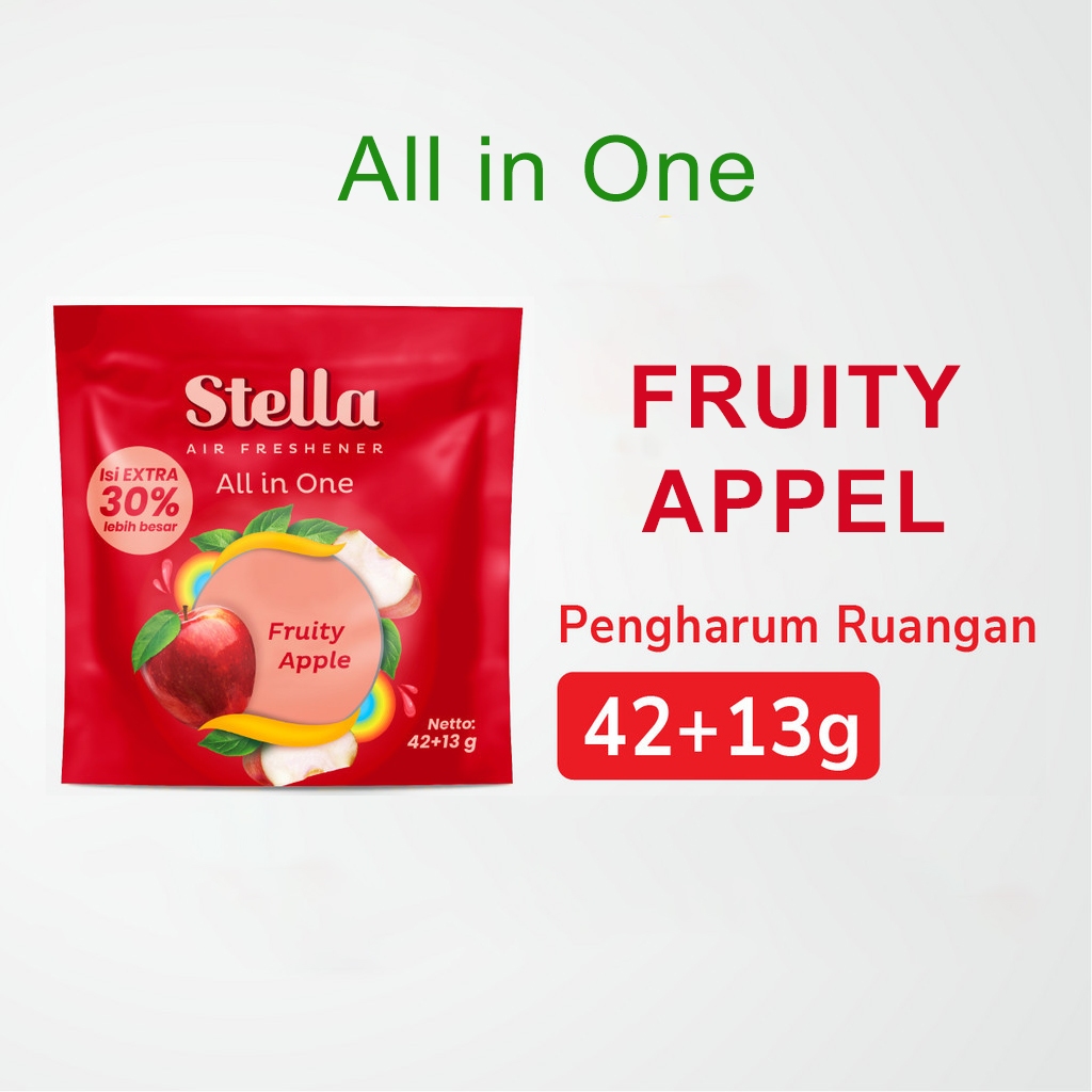 Stella  All In One Fuirty Appel 42gr+13gr  Pengharum Ruangan Gantung Penyegar Udara Mobil