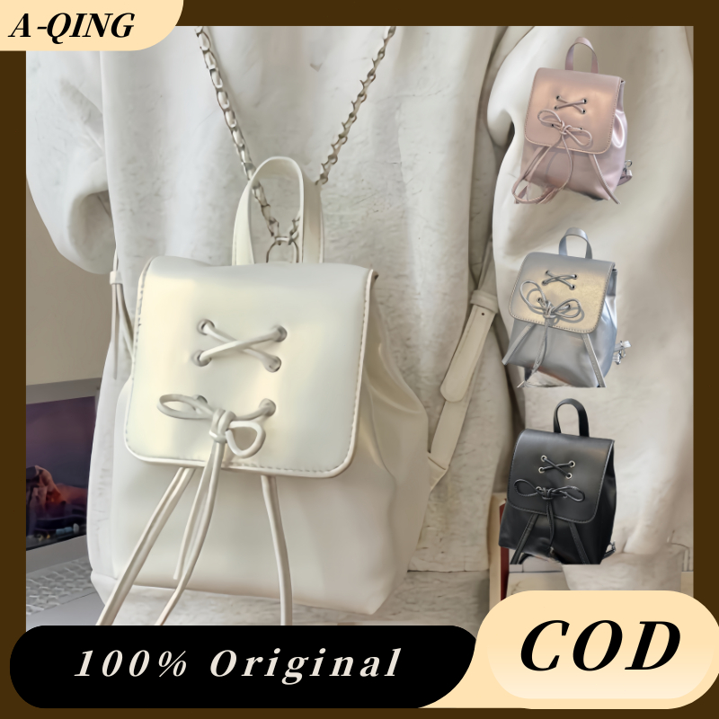 Tas Ransel Kecil Kulit Wanita Tas Gendong Cewek Mini Backpack/Tas Ransel Wanita Mini Backpack Y2k Ta