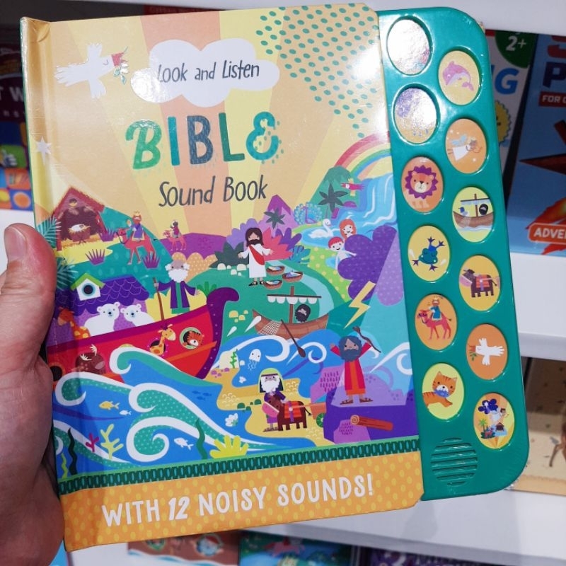 bible sound book noisy sound board book bible kids buku cerita anak sound board book