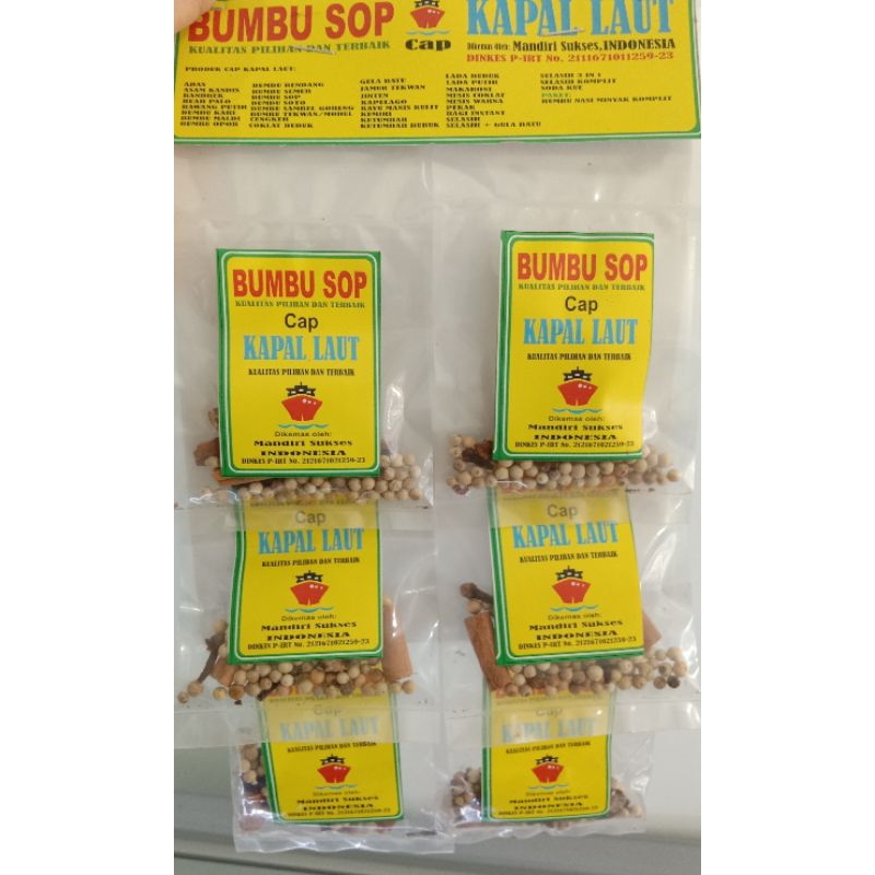 

Bumbu sop Kapal Laut