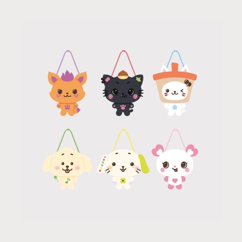 Keychain Gantungan Kunci NCT Wish doll karakter