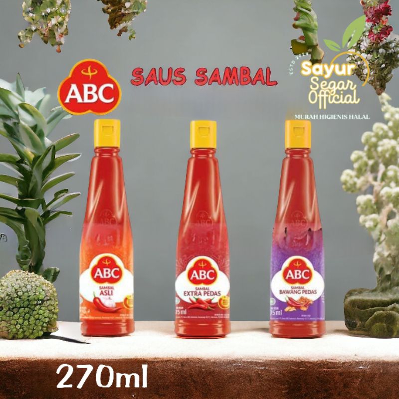 

Aneka Varian Sambal Saos ABC 270ml