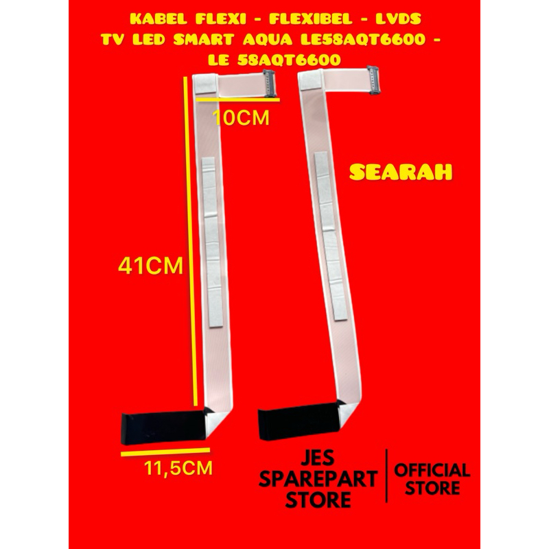 KABEL FLEXI - FLEXIBEL - LVDS TV LED SMART AQUA LE58AQT6600 - LE 58AQT6600