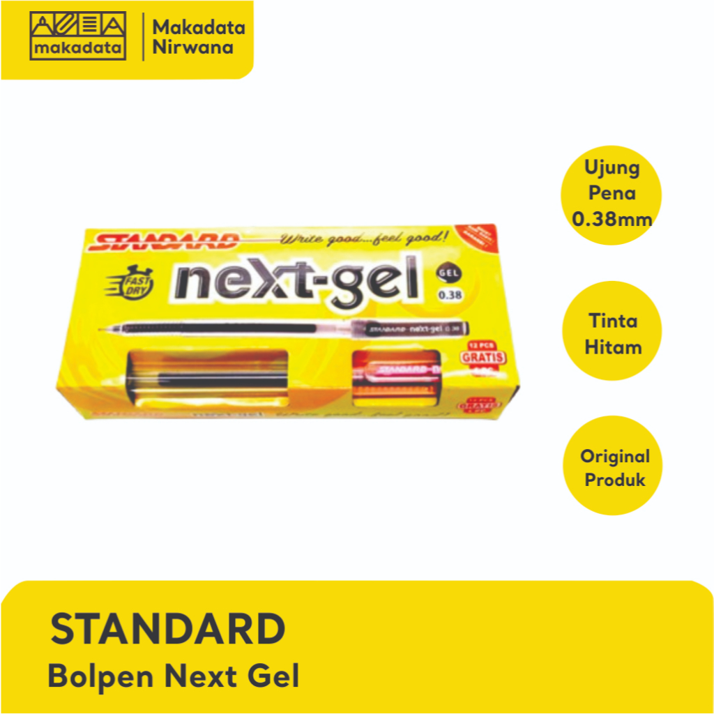 

STANDARD PULPEN/BOLLPOINT/PULPEN NEXT GEL (1 PCS)